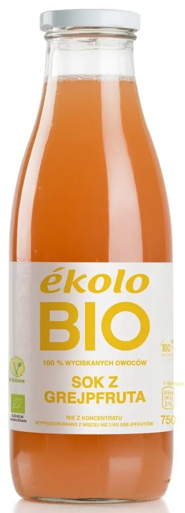 Sok z Grejpfrutów Bio 750 ml - Ekolo