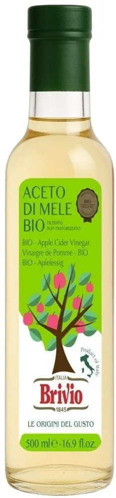 Ocet Jabłkowy Filtrowany Bio 500 ml - Brivio