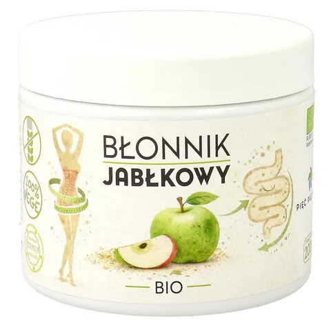 Błonnik Jabłkowy Bezglutenowy Bio 200 g - Pięć Przemian