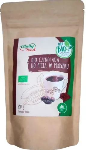 Czekolada do Picia Bio 250 g - Vitally Food