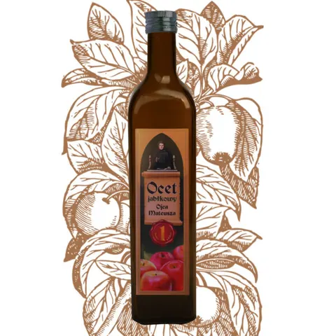 Ocet Jabłkowy Ojca Mateusza Wysokogatunkowy 500 ml – Zdrowid