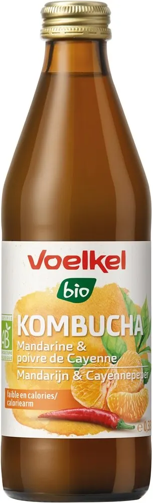 KOMBUCHA MANDARYNKA-CAYENNE BIO 330ML VOELKEL