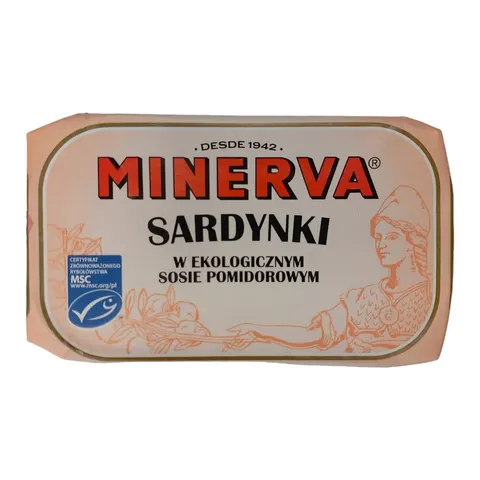 Sardynki MSC w Bio Sosie Pomidorowym 120 g - Minerva