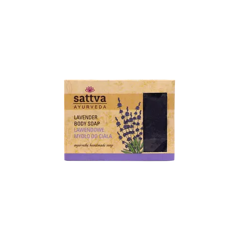 Mydło w Kostce do Ciała Lawenda 125 g - Sattva