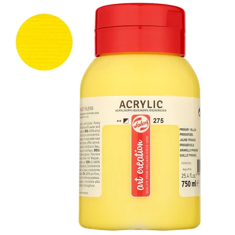 Farba akrylowa Talens Art Creation 750 ml 275 Primary Yellow