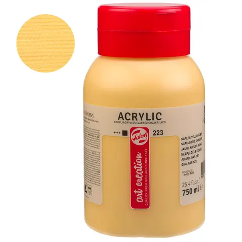 Farba akrylowa Talens Art Creation 750 ml 223 Naples Yellow Deep