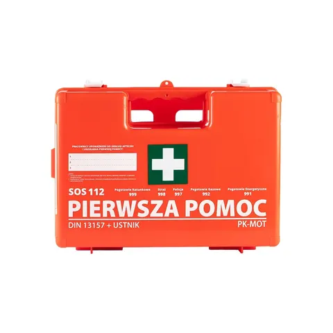 Apteczka pierwszej pomocy przenośna zakładowa PK-MOT AZP100 (23x29x13cm)
