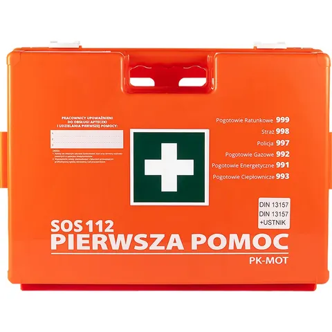Apteczka pierwszej pomocy przenośna zakładowa PK-MOT AZP20 (36x46x16cm)