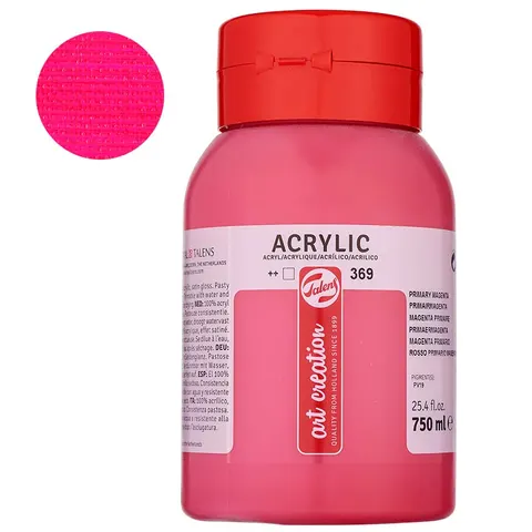 Farba akrylowa Talens Art Creation 750 ml 369 Primary Magenta