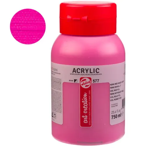 Farba akrylowa Talens Art Creation 750 ml 577 Permanent Red Violet Light