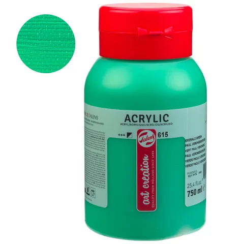 Farba akrylowa Talens Art Creation 750 ml 615 Emerald Green