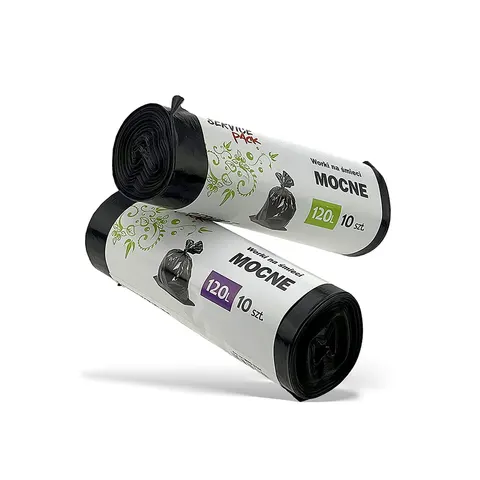 Worki na śmieci MOCNE LDPE 120L 10 szt. SERVICE PACK