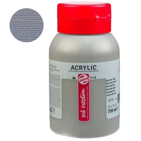 Farba akrylowa Talens Art Creation 750 ml 710 Neutral Grey