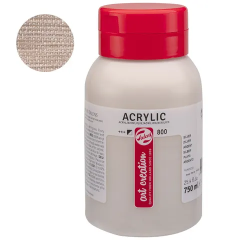Farba akrylowa Talens Art Creation 750 ml 800 Silver