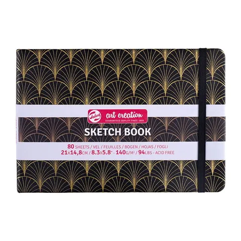 Szkicownik A5 TALENS Art Creation - 140 g/m² - Art Deco - 80 ark.