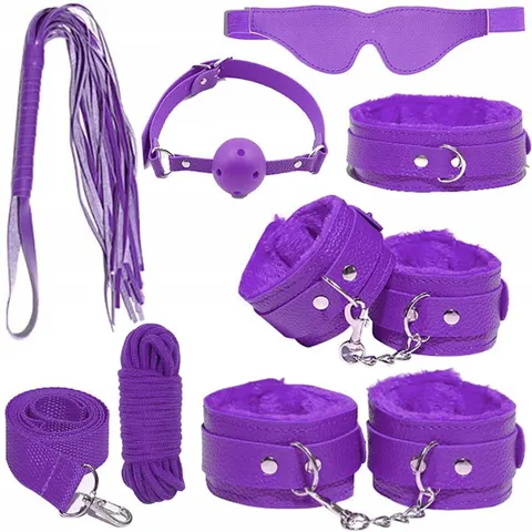 Akcesoria Erotyczne - Zestaw 7 el. KIT-7-PURPLE