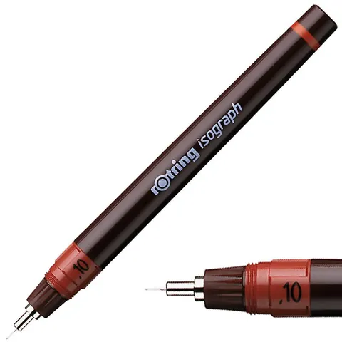 Isograph Rotring 0,10 mm Isograf - Rapidograf - Pisak Kreślarski