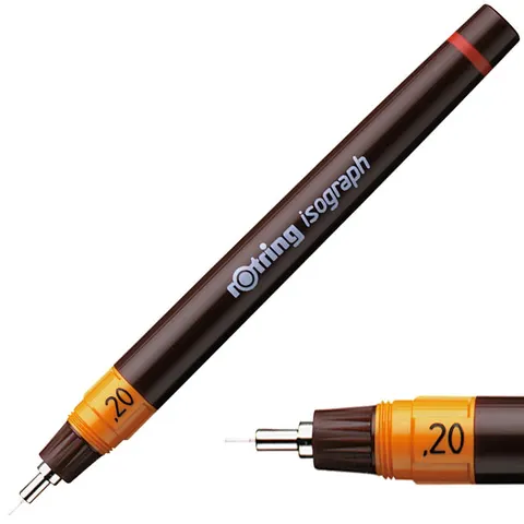 Isograph Rotring 0,20 mm Isograf - Rapidograf - Pisak Kreślarski