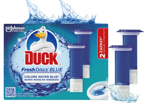 Duck Fresh Discs Blue - Żelowy Krążek Do Toalety 72ml (2 x 36ml)
