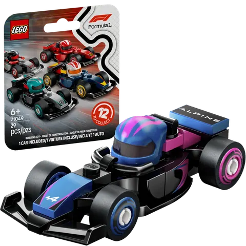 71049 - LEGO Minifigures - Bolid Formuła F1 Alpine