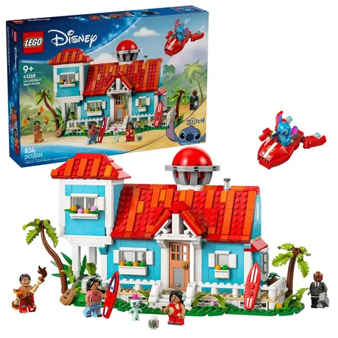 LEGO 43268 DISNEY Domek na plaży Lilo i Stitcha