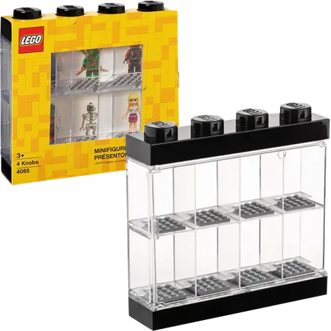 4065 - LEGO - Witryna Czarna Na 8 Minifigurek