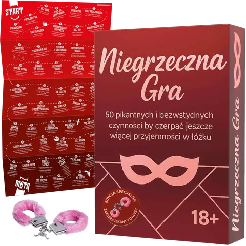 Gra Planszowa Dla Dorosłych - NIEGRZECZNA GRA - 50 PIKANTNYCH ZADAŃ