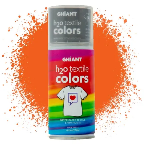 Farba w sprayu do tkanin Ghiant H2O Textile Colors 150 ml - Orange