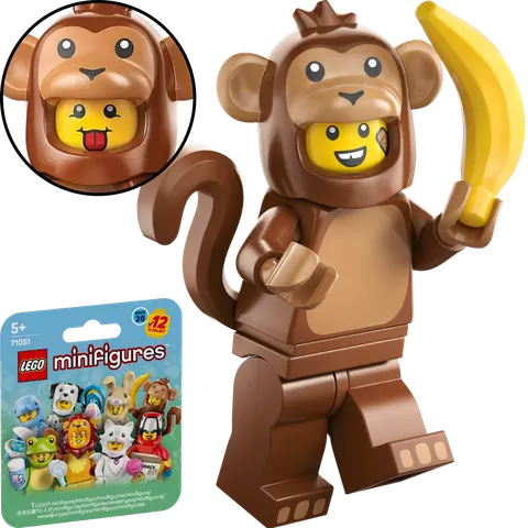 71051 - LEGO Minifigures - Seria 28 — Zwierzęta - KOSTIUM MAŁPY