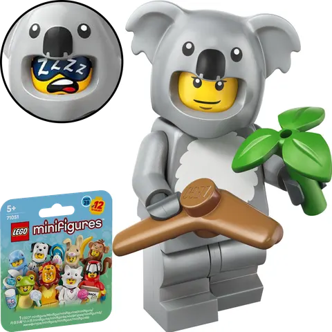 71051 - LEGO Minifigures - Seria 28 — Zwierzęta - KOSTIUM KOALI
