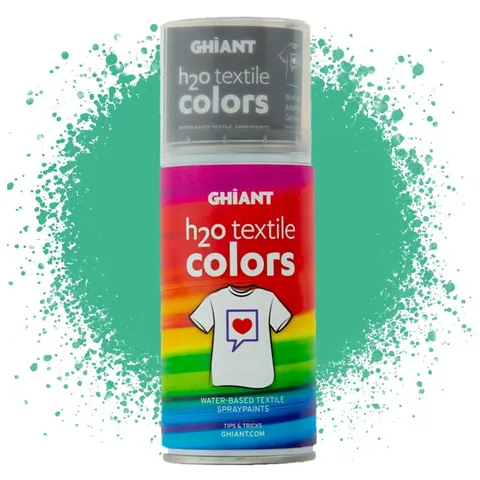 Farba w sprayu do tkanin Ghiant H2O Textile Colors 150 ml - Aquamarine