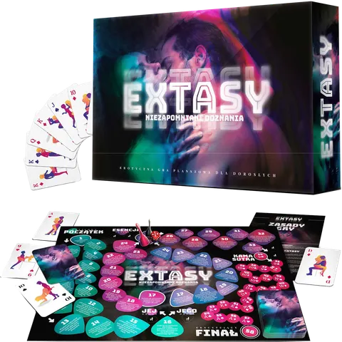 Gra Planszowa Dla Dorosłych - EXTASY - EROTYCZNA GRA PLANSZOWA