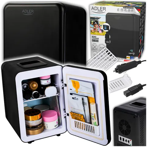 Adler Mini lodówka 4l czarna AD 8084