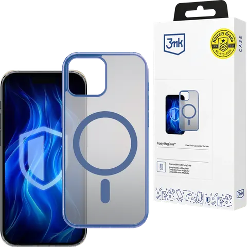 Apple iPhone 12 Pro Max - 3mk Frosty MagCase Blue