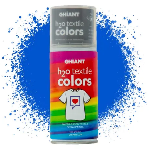 Farba w sprayu do tkanin Ghiant H2O Textile Colors 150 ml - Blue