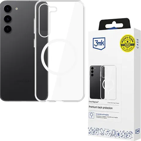 Etui Samsung Galaxy S23 5G - 3mk Clear MagCase