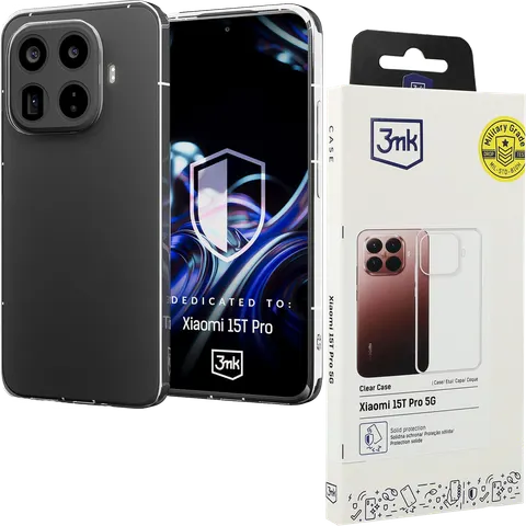 Etui Xiaomi 15T Pro 5G - 3mk Clear Case