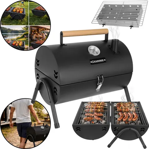 Grill Ogrodowy Turystyczny 38x30x40cm Kaminer