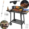 Grill Ogrodowy Z Rożnem 93x41x86cm Kaminer