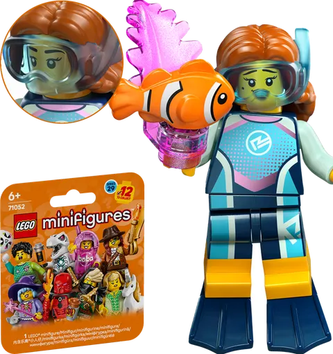 71052 - LEGO Minifigures - Seria 29 - BIOLOŻKA MORSKA col29-2