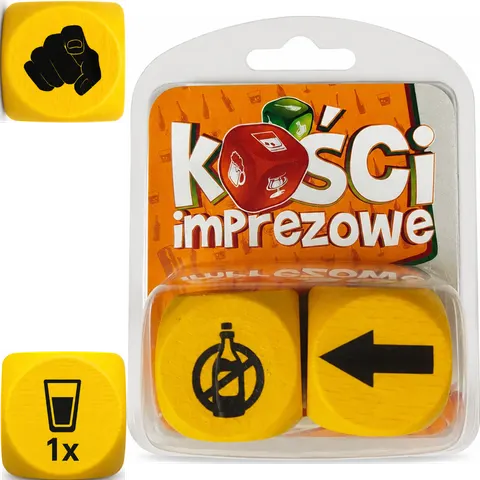 Kości Imprezowe (II edycja) ŻÓŁTE