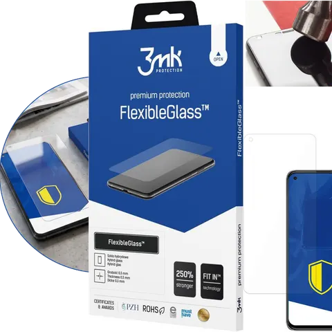 Szkło Hybrydowe Xiaomi Mi 11 Lite 4G/5G/11 Lite 5G NE - 3mk FlexibleGlass