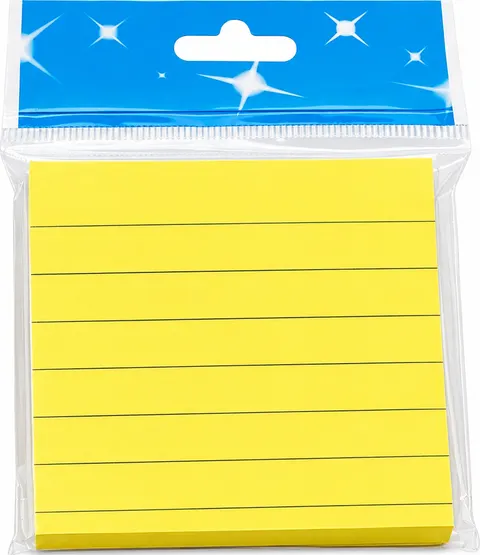 Karteczki Samoprzylepne 76x76mm Liniowane 100 Kartek STICK NOTE X03-B