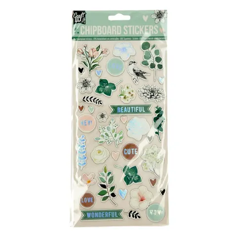 Naklejki wytłaczane Craft ID - Floral