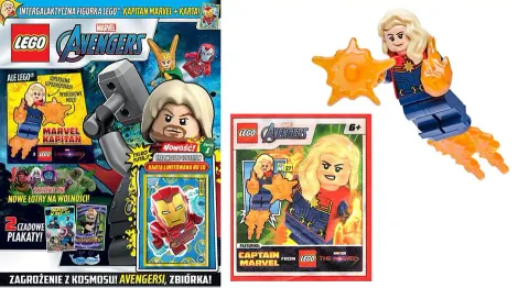 Czasopismo Nr. 06.2023 LEGO Avengers CAPTAIN MARVEL - 242321