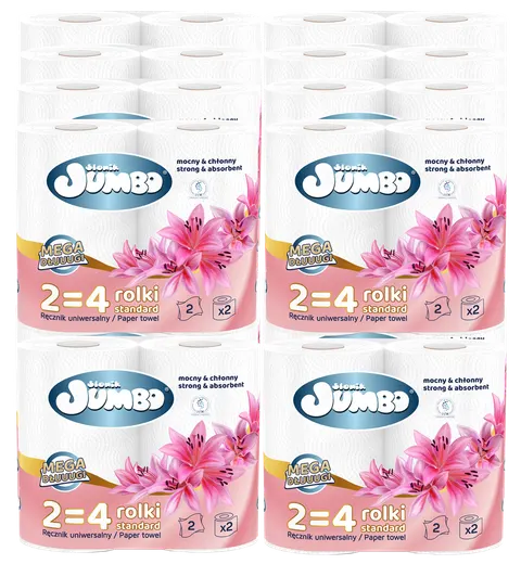 Ręcznik Papierowy 2R SŁONIK JUMBO MEGA DŁUUUGI BIAŁY 2W - 30 Rolek
