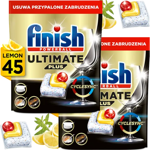 FINISH Kapsułki Ultimate Plus 45 Lemon - 2 szt.