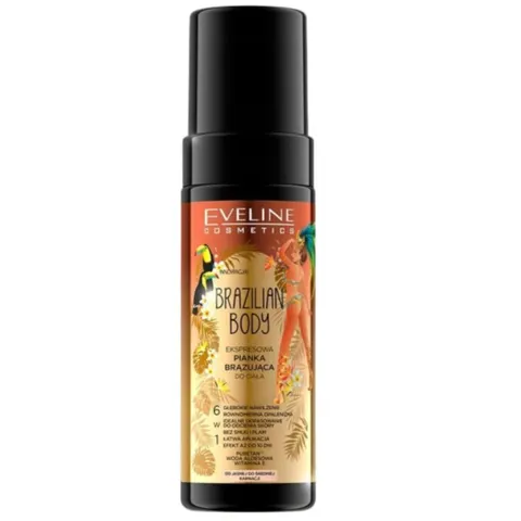 EVELINE BRAZILIAN BODY Pianka do ciała BRĄZUJĄCA EKSPRESOWA, 150 ml