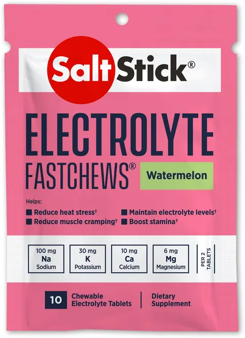 SaltStick Fastchews tabletki z solą, arbuzowe
