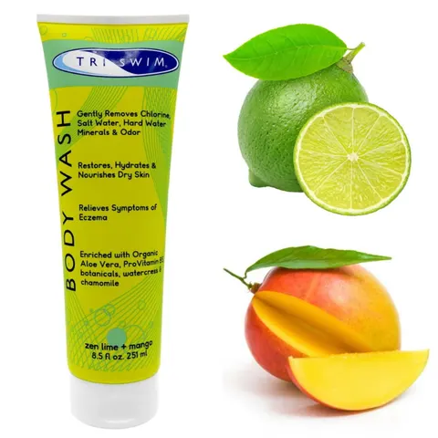 Triswim żel pod prysznic neutralizujący chlor limonka i mango 251 ml